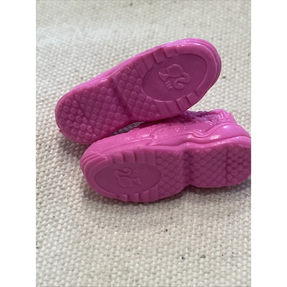 Barbie Fashionistas Low Sneakers Pink Running Shoes Soft Plastic Sporty - Arched - Picture 5 of 5